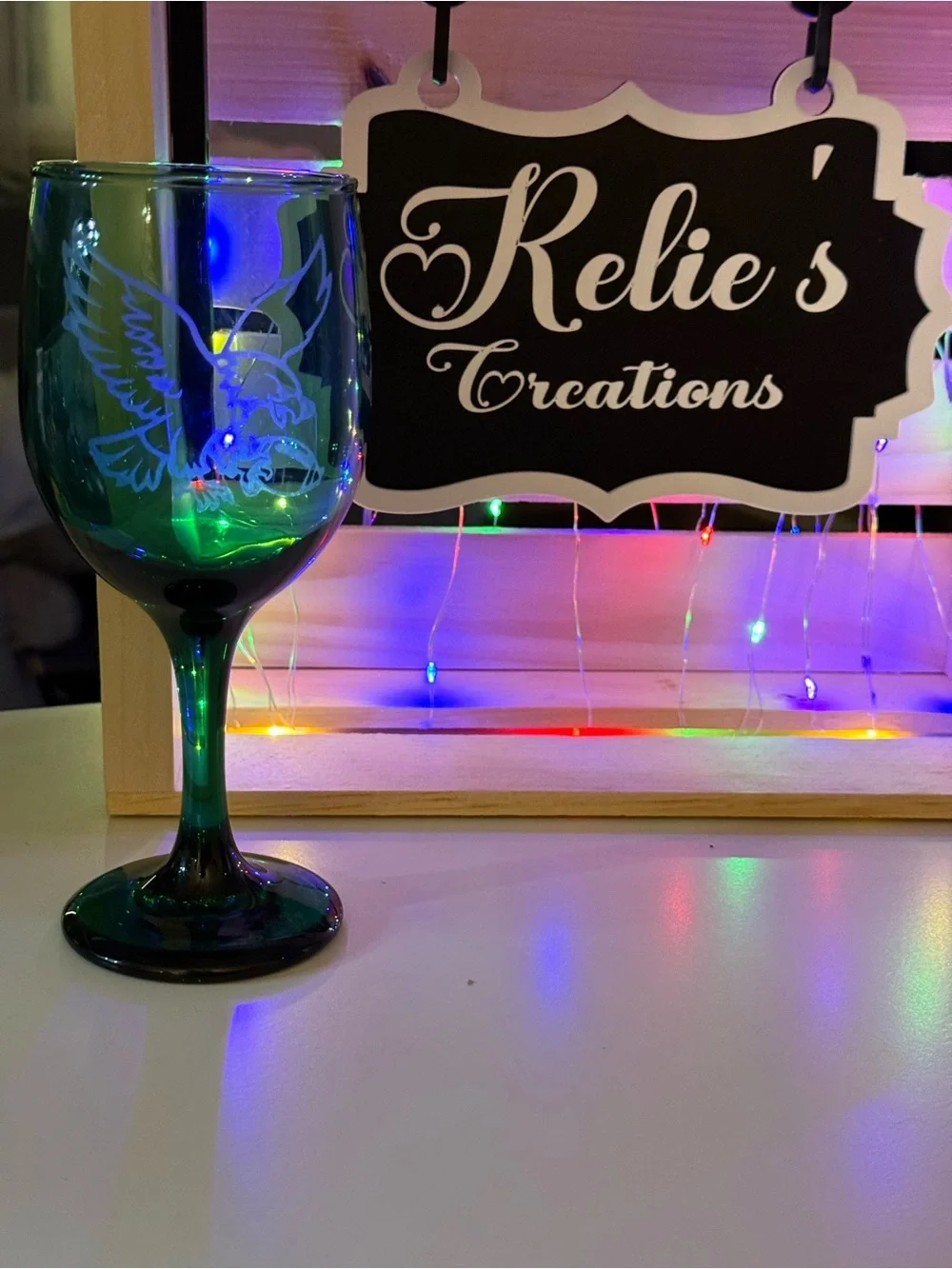 Other green etched